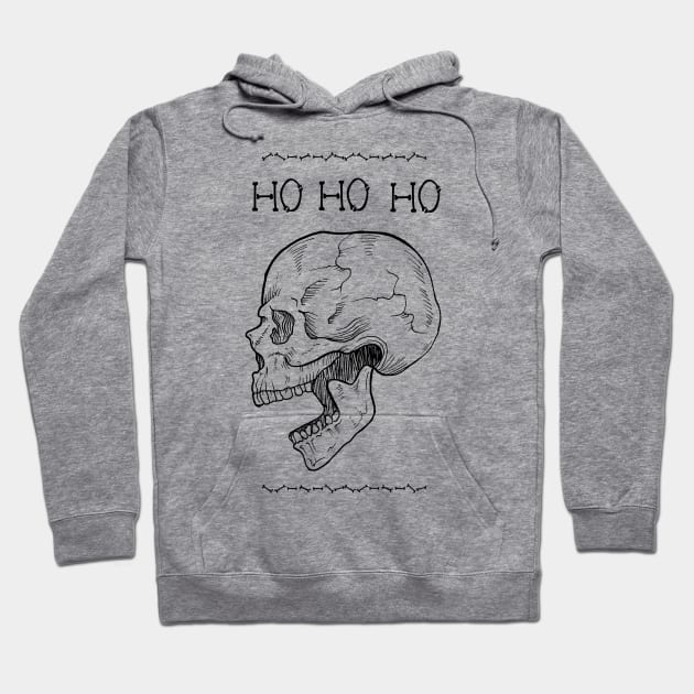 Laughing Skull Hoodie by Random Designs